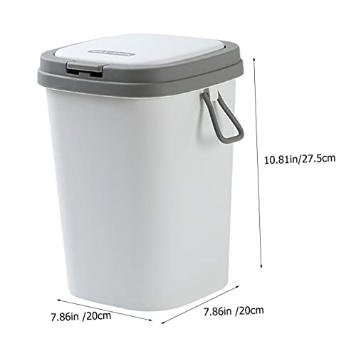 Tapa para bote de basura portátil Alipis para oficina y cocina miniatura 2