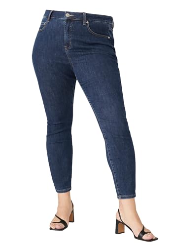 ELOQUII Women's Plus Size The Morgan Super Stretch Skinny Leg Jean