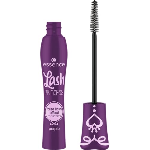 essence Lash PRINCESS máscara de pestañas efecto pestañas postizas morado, dar volumen, Efecto pestañas artificiales, definir, color intenso (12ml)