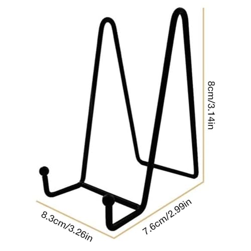 Fer chevalet support pour photo et assiette de collection - 5