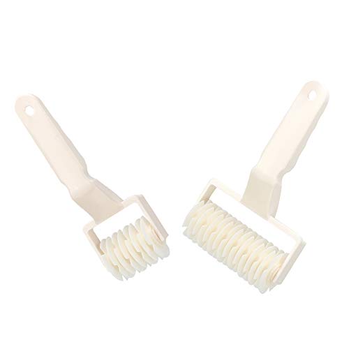 Wheel Roller Pastry, Mould Household Baking Tools Wheels Dough Cookies Pie Bread Cakes Lattice Crust Pizza Cutters Time Saver Craft Cutter L Home Kitchen LS (L and S 50mm and