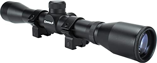 BARSKA 4x32 Plinker-22 Riflescope w/ 3/8-Inch Dovetail Rings , Black by Barska - Used condition - US$28.23