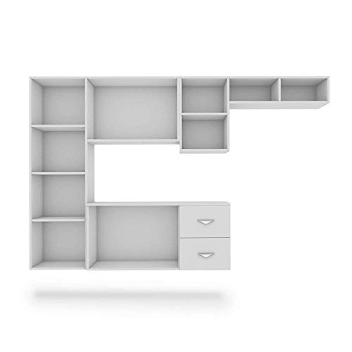 Cozinha Compacta 4 Peças 5 Portas Anabela Siena Móveis Branco