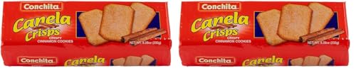 Conchita Cinnamon Canela Crisps - Delicious Cinnamon Cookies - 8.28 oz (Pack of 2)