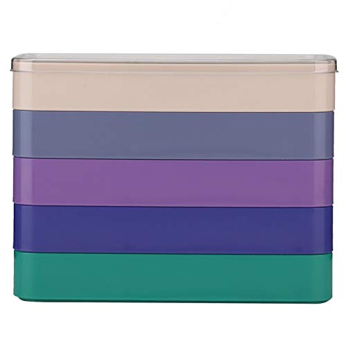 YUYTE 5 Layer Watch Parts Storage Box, Watch Tools Craft Watch Hardware Parts Storage Box for Home & Watch Repair Use(Rectangle)