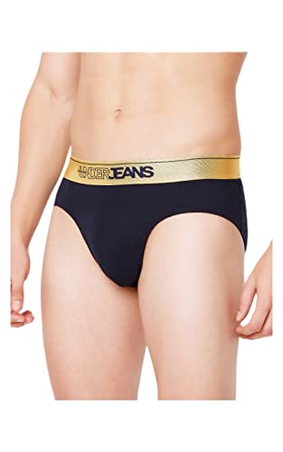 Image of Underjeans Men's Cotton Blend Briefs (Pack of 2) (UJNPBS041E2)