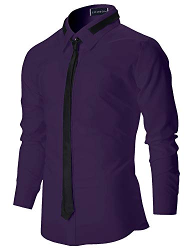 Image of Zombom Men's Regular Fit Casual Shirts