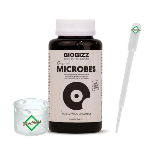 Weedness BioBizz Microbes 150 Gramm - Naturdünger Grow Flüssig Bio Orchideen Bonsai Organische Dünger