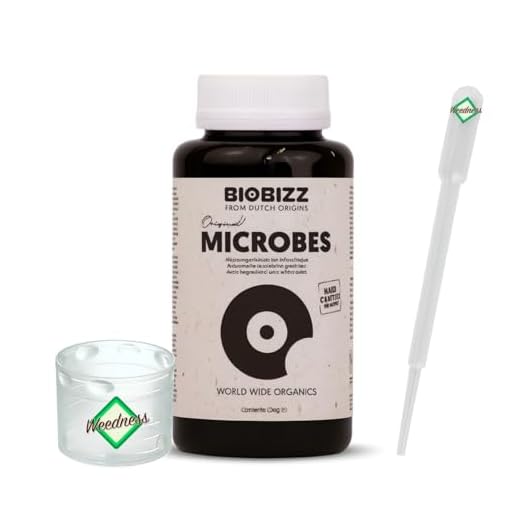 Weedness BioBizz Microbes 150 Gramm - Naturdünger Grow Flüssig Bio Orchideen Bonsai Organische Dünger