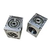 Mechanical Steering 1pcs 90 Degree Spiral Bevel Gear Reversing Gearbox 1:1 Ratio Single Output Shaft Gearbox 8mm Bore Reduction Gearbox Direction Transmission