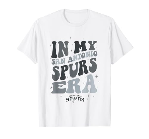 NBA in My San Antonio Spurs Era Retro Wave Logo T-Shirt
