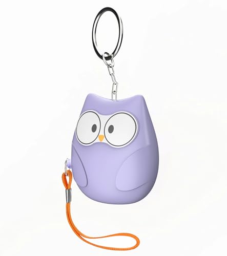 Ceozon Personal Alarms for Women Elderly 130 dB Siren Loud Personal Alarm with Strobe Light Small Personal Safety Alarm for Girls Kids (Purple)