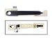 Black Outside Front Passenger Side Replacement Door Handle For 2006 2010 Hyundai Accent