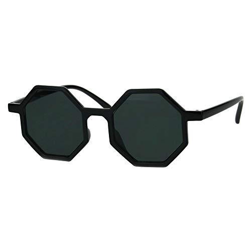 SA106 Pimp Octagon Squared Hippie Plastic Sunglasses2