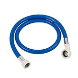 JD Brands Universal Washing Machine and Dishwasher Cold Water Inlet Hose [1.5m / 2.5m / 3.5m] | Cold Fill Feed Pipe with 3/4 Inch BSP Fittings | Compatible with Most Main Brands (1.5m)