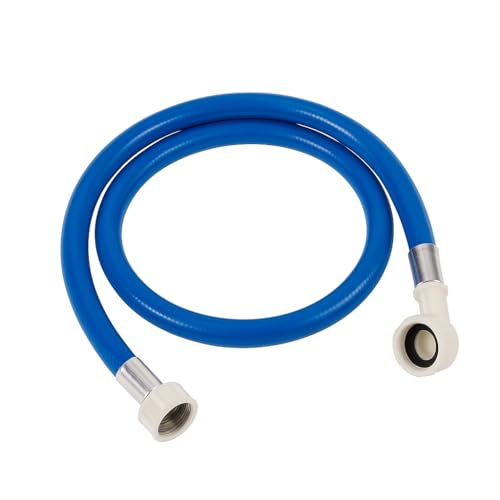 JD Brands Universal Washing Machine and Dishwasher Cold Water Inlet Hose [1.5m / 2.5m / 3.5m] | Cold Fill Feed Pipe with 3/4 Inch BSP Fittings | Compatible with Most Main Brands (1.5m)
