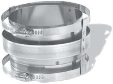 Dura-Vent 3DFA-FC 3 x 3 DuraFlex Coupling in Aluminum