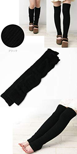 Silk-Lined Cotton Leg Warmers Length: 24 Inches Grey/Gray #TOP6
