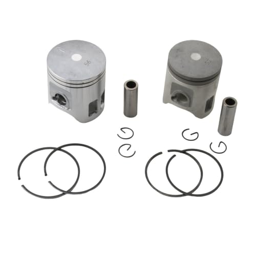 Kit piston 52mm pour réparation moteur MBK Booster Nitro 100cc 2-Stroke