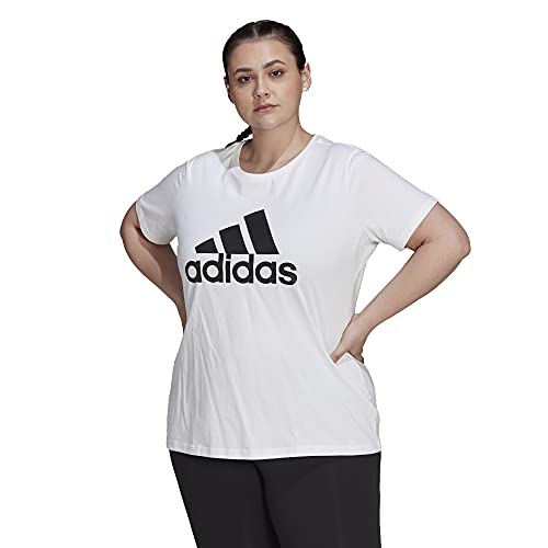 Adidas Women's Essentials Logo Tee, White/Black, X-Large #TOP15