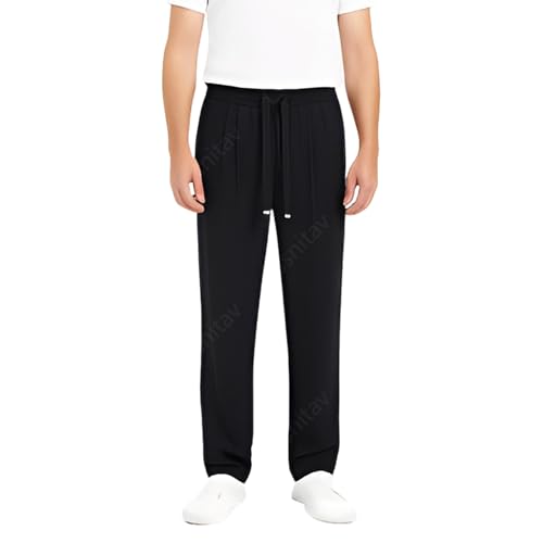 Airflexion Pants for Men, Orinbloom Lightweight Casual Pants, Airflexion Pull On Ice Silk Stretch Casual Pants