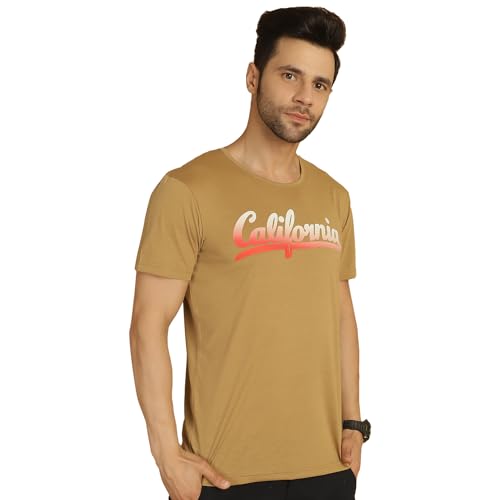 Image of VIMAL JONNEY Printed Multicolor Round Neck Cotton Half Sleeves Tshirt for Men-VIMAL55417(Pack of 2)