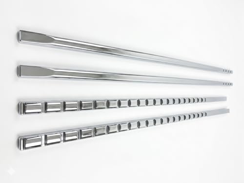 Image of Premium Car Chrome Body Side Molding for Tata Sierra (2025-2026 Onwards) | Sleek Door Side Beading Protector Strip Trim Garnish - Set of 4 Pcs (Silver /Chrome Finish)