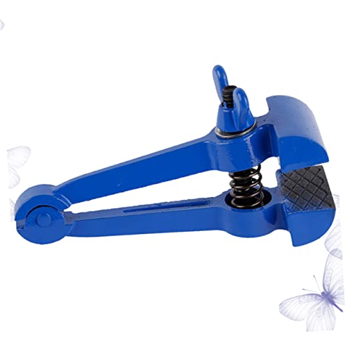 Pince à main serrer polyvalent Holibanna petit étau fixe bleu - 7