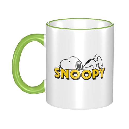 スヌーピー マグカップ 保温・保冷 電子レンジ対応 大容量 330ml コーヒーカップ 陶器 セラミック 耐高温 軽量 誕生日プレゼント