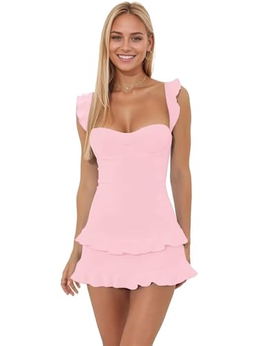 Satin Homecoming Dresses Ruffle Short HOCO Dresses 2025 Mini Cocktail Party Gowns for Teens