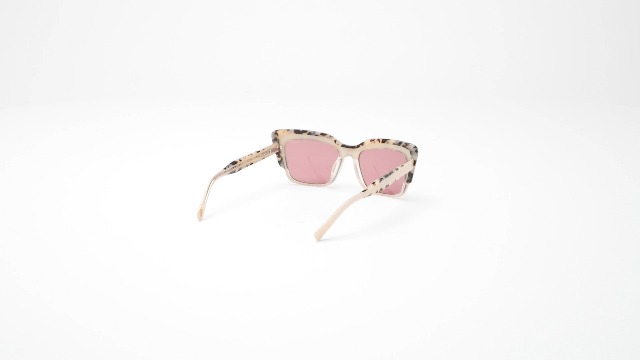 NWOT, Ted Baker London Women’s Tortoise Sunglasses. Pink Clear Frame Ted Baker TWS264 Modern Square Cat Eye Sunglasses, 55 mm  main image 3