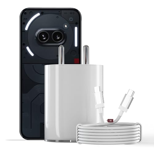 Image of AILKIN 45W USB Type C Charger Adapter with USB Type C to C Cable Compatible with Nothing CMF Phone 1 /Nothing Phone 2 /2a /2a Plus /3a /3a Plus 1 /Tablet /Samsung M05 /M35 /M15 /F15 /M14 & Other Type C Devices
