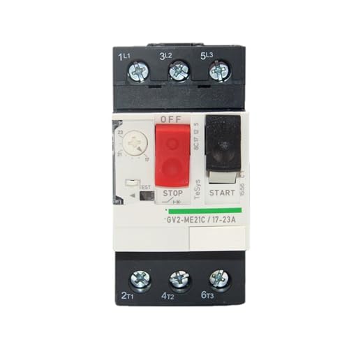 Disjoncteur magnétique thermique GV2ME21C pour protéger un moteur triphasé 17-23A