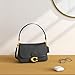 COACH Soft Calf Leather Tabby Shoulder Bag, Black, One Size