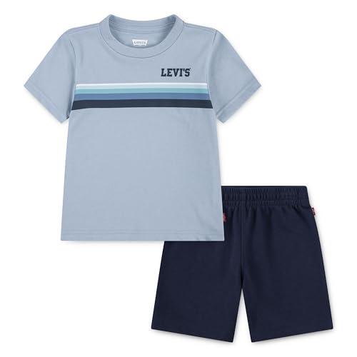 Graphic T-Shirt and Shorts 2-Piece Outfit Set