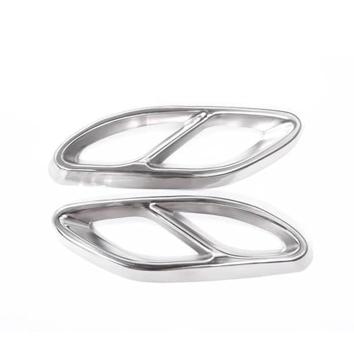 Couvercle de silencieux d'échappement arrière en inox résistant à la chaleur pour Benz GLA GLC