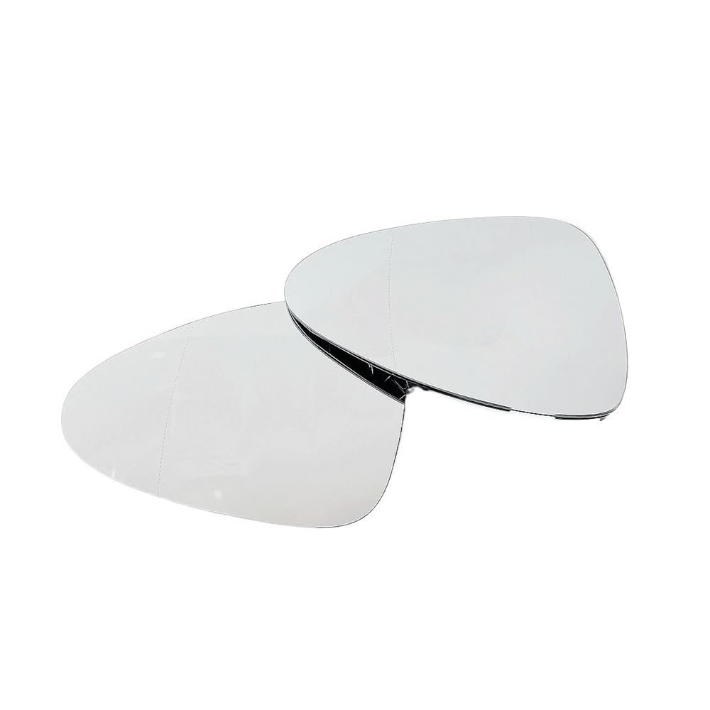 Rétroviseur Latéral Gauche Chauffant Pour Porsche Panamera 2009-2015 - Verre Blanc Convexe Avec Plaque Support
