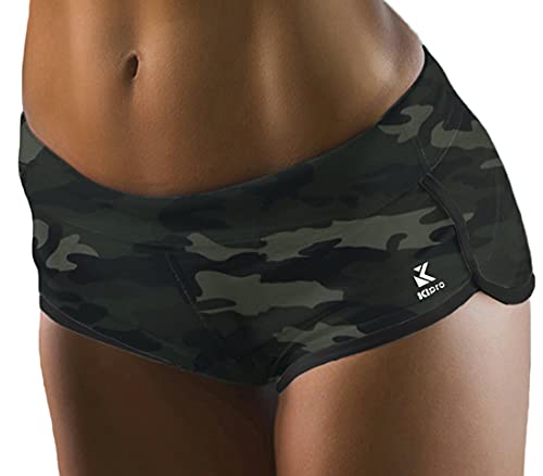 Kipro Women's Active Shorts Fitness Sports Yoga Booty Shorts for Running Gym Workout