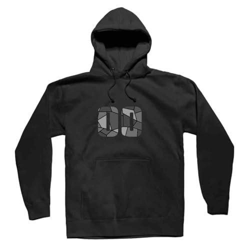 Sweatshirt premium noir 00 Number sweat à capuche finitions soignées