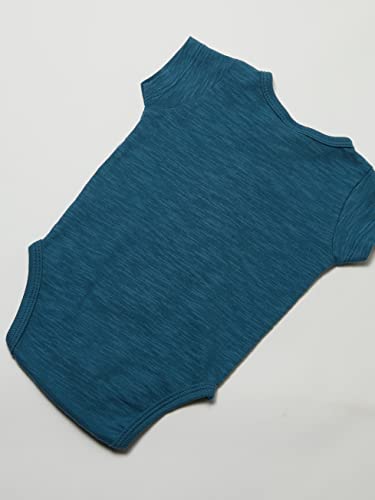 Kit 2 Body Manga Curta, Hering, Azul Marinho/Branco, 9 Meses, Menino