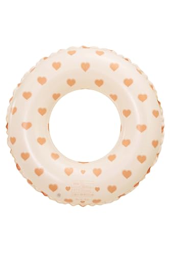 浮き輪 フロート 子供用 大人用 取っ手付き 55cm フレームハート