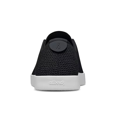 Allbirds Women's Tree Skipper Casual Sneakers - Jet Black (White Sole) - 11 Medium