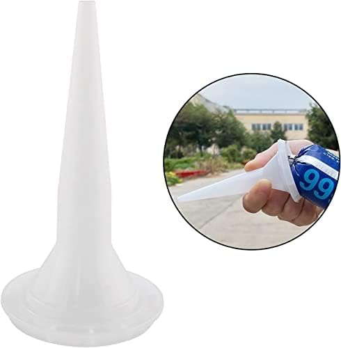 Miniatura 4 de Extensor de pistola de calafateo de plástico, herramienta de punta de boquilla de calafateo para pistola de calafateo de salchichas, aplicador de