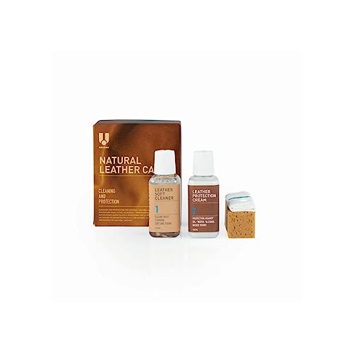ReWu Uniters Midi Natural Leather Care - Set di pulizia in pelle naturale e anilina, per la cura della pelle