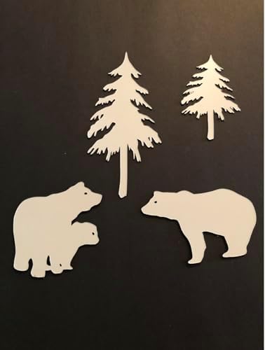 DCentral® Bear Family Flexible Vinyl Safety Screen Magnets: Double-Sided. White-Easier to See Day & Night. Decorative. Helps Stop Walking into Screens, for Non-RETRACTABLES, Size W 10" x L 10" image 4