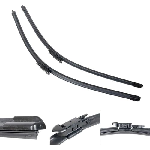 Essuie-glaces plats avant 26" 28" pour Peugeot 307 RHD