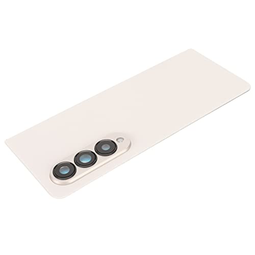 Kit di Sostituzione del Vetro Posteriore per z Piega 4 5g con Obiettivo Fotocamera Preinstallato Nastro e Strumenti Professionali Beige