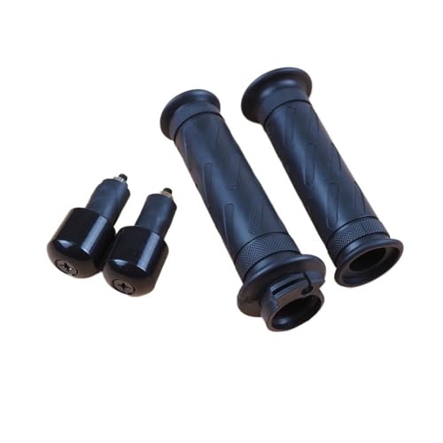 Puños de manillar de 22mm y 7/8 pulgadas con tapas de extremo de manillar para moto CG125 GN125 GS150