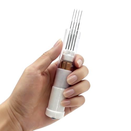 Electric Felting Needle Machine, Wool Felting Tool, 1-7 Needles with Speed Control, Easy Needle Change, for Quick Felting, DIY Wool Painting and Felted Craft Work