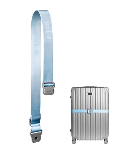 Image of pack all Magnetic Quick-Release Luggage Strap, Fits 18-32 Inch Suitcases | Anti-Burst Design, 400 Lbs Tension Strength, Adjustable, Easy-to-Identify Color